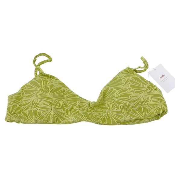 Andie Swim The Molokai Bikini Top Daiquiri Lime Green Size Large NEW with tags! - Picture 2 of 5